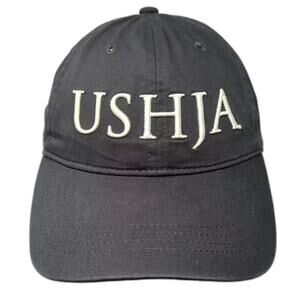 Trimark USHJA National Championships Baseball Cap Gray White OS Hat Strapback